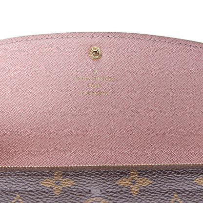Louis Vuitton Monogram Emilie Wallet Rose Ballerine 6 of 8