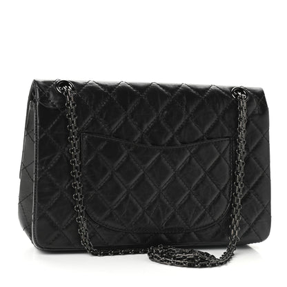 Chanel Aged Calfskin Quilted 2.55 Reissue 226 Flap So Black 3 of 9