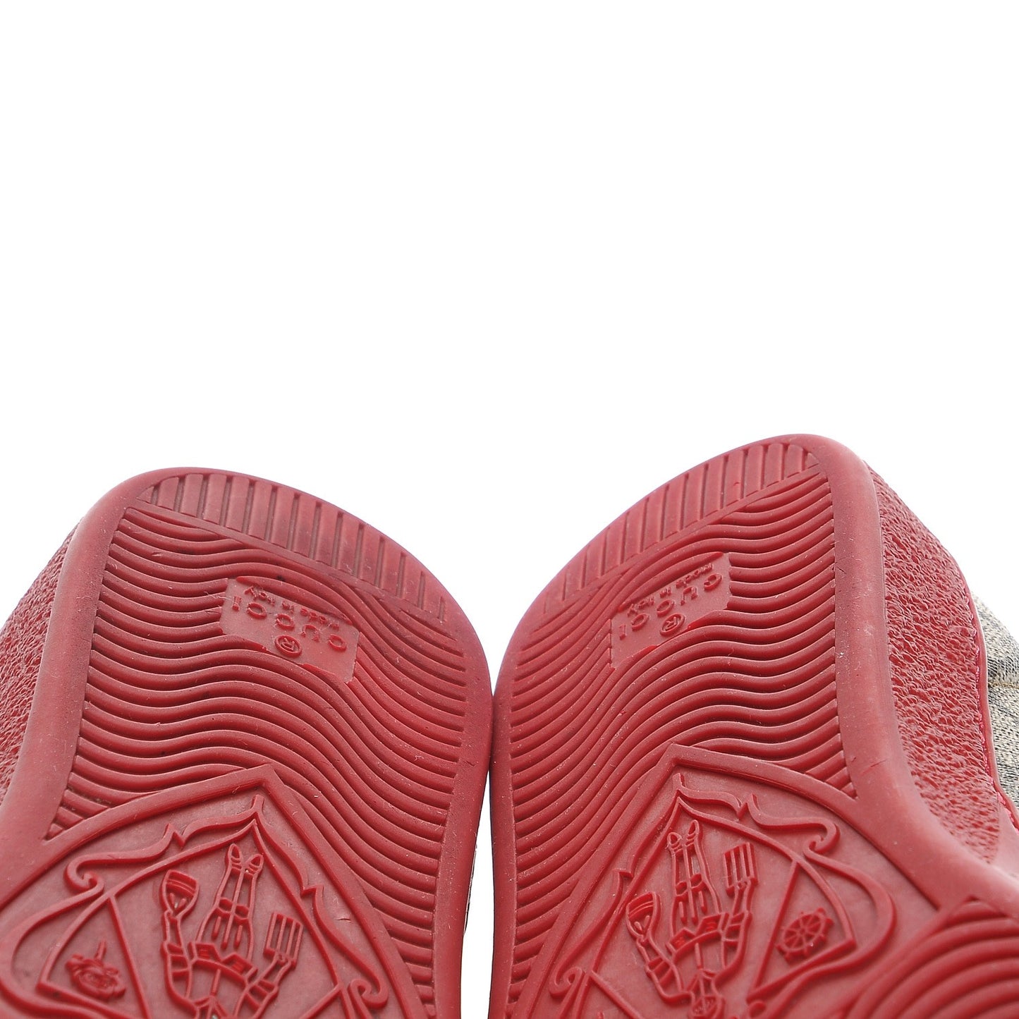 GG Supreme Monogram Ayers Web Mens New Ace Sneakers 9.5 Beige Red