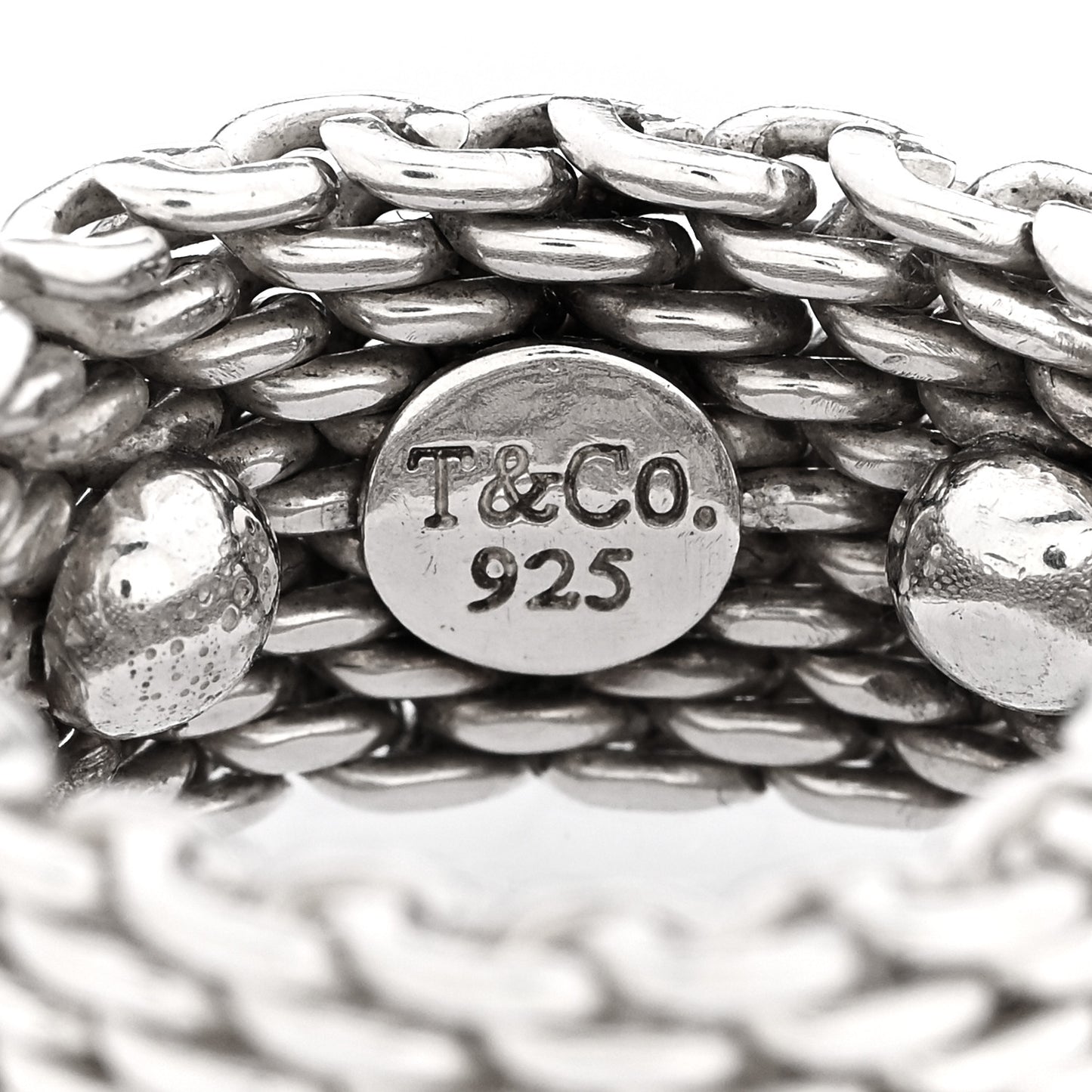 Sterling Silver Somerset Mesh Ring 49 5