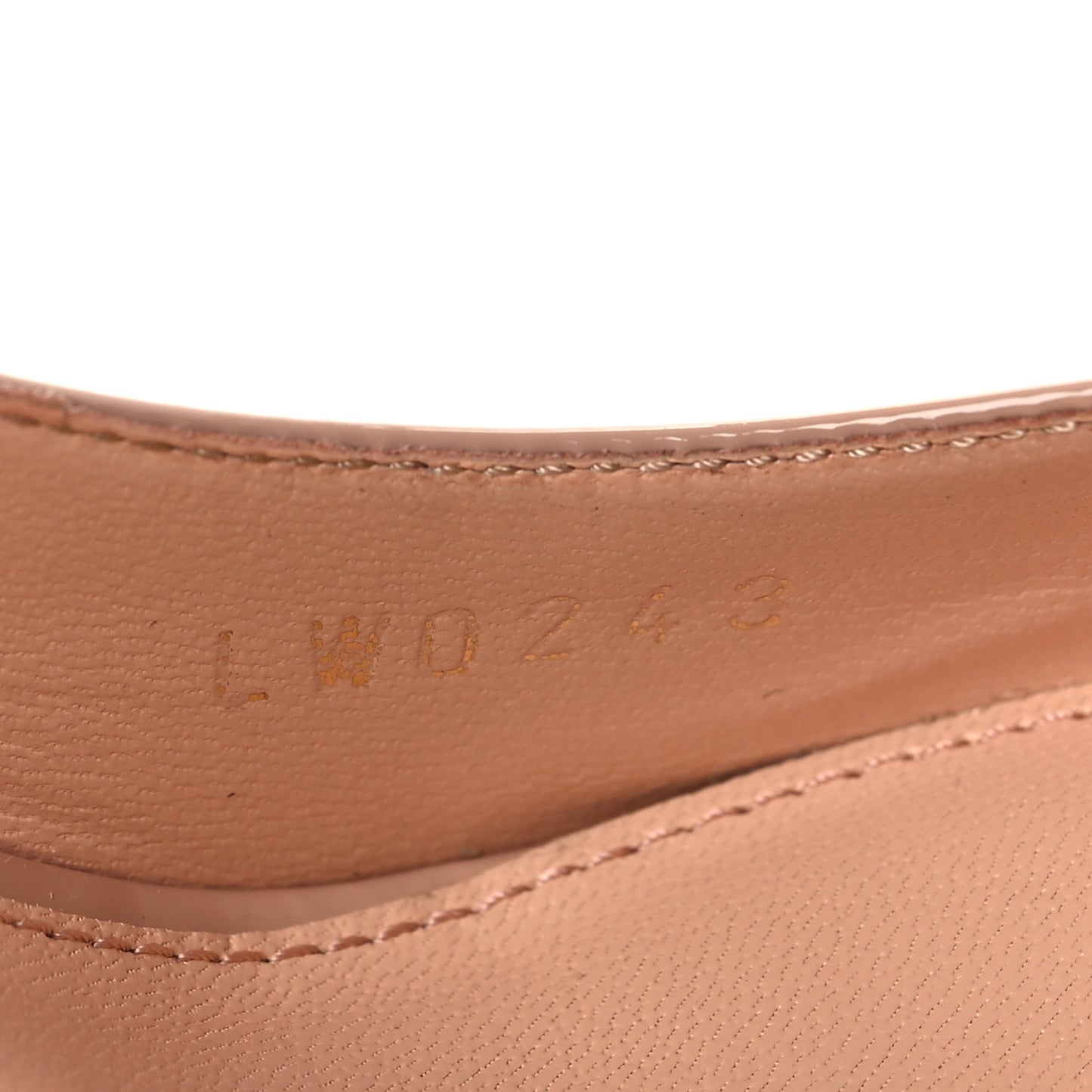 Patent Calfskin Blossom Pumps 37 Nude