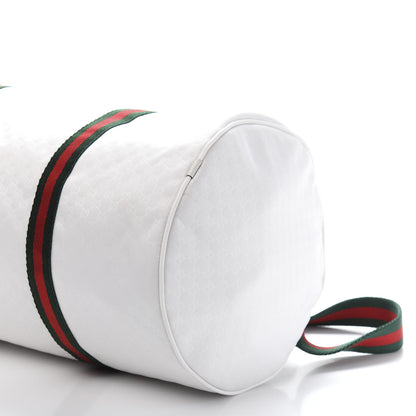 Gucci Nylon Microguccissima Gym Bag White 10 of 12