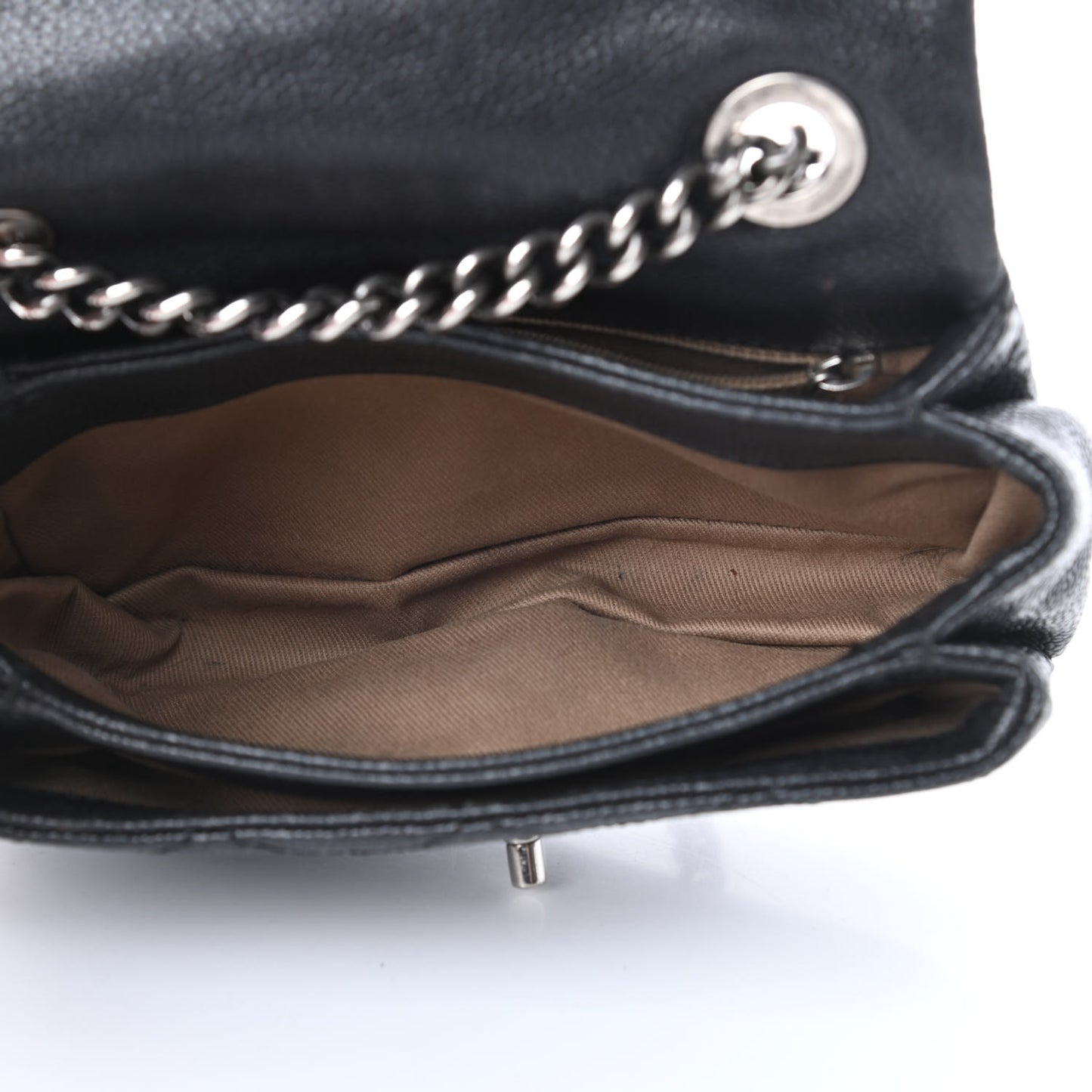 Caviar Quilted Mini Simply CC Flap Black