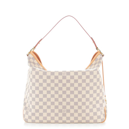 Louis Vuitton Damier Azur Delightful MM Rose Ballerine 1 of 8