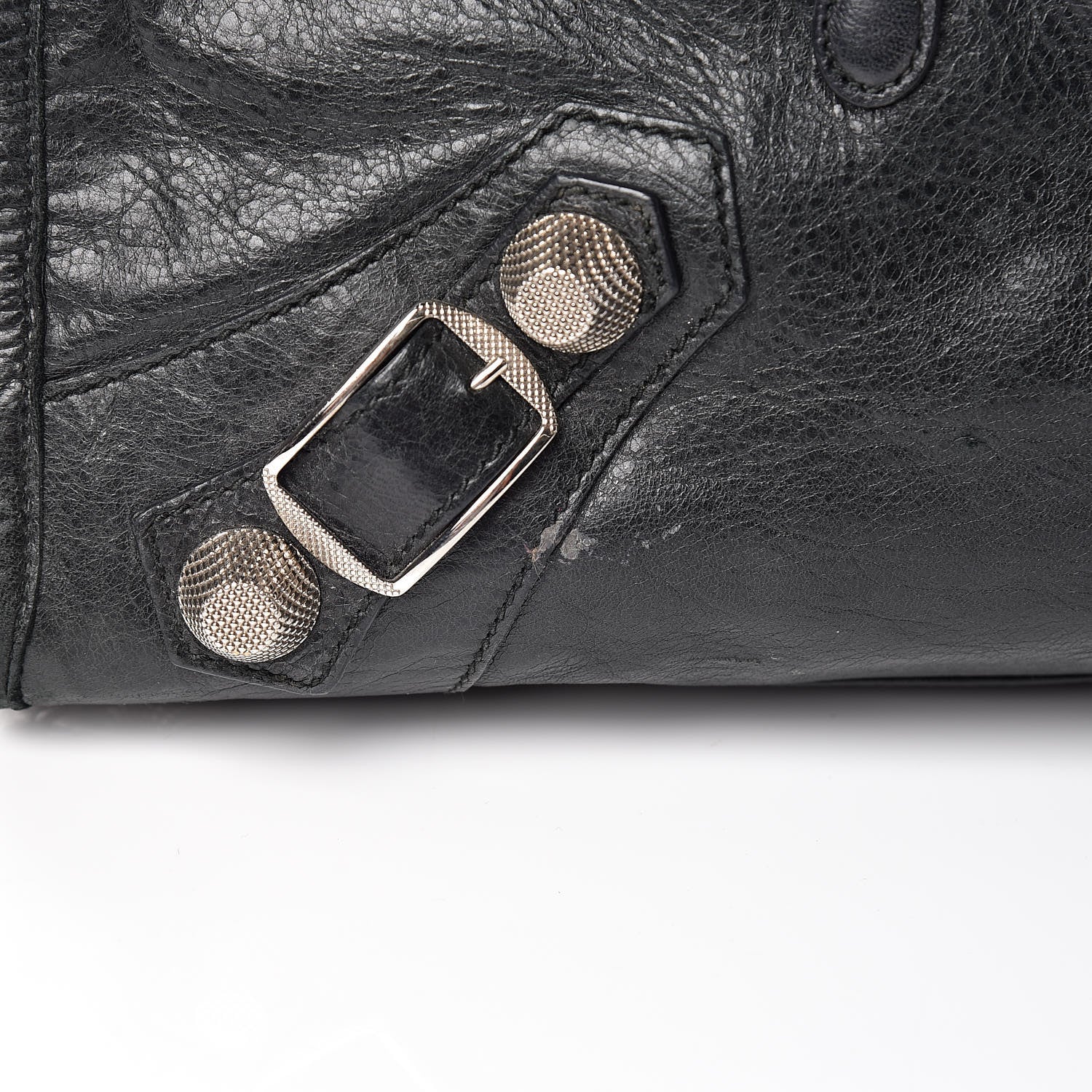 Balenciaga Agneau Giant 21 Silver Hardware Work Black 11 of 16