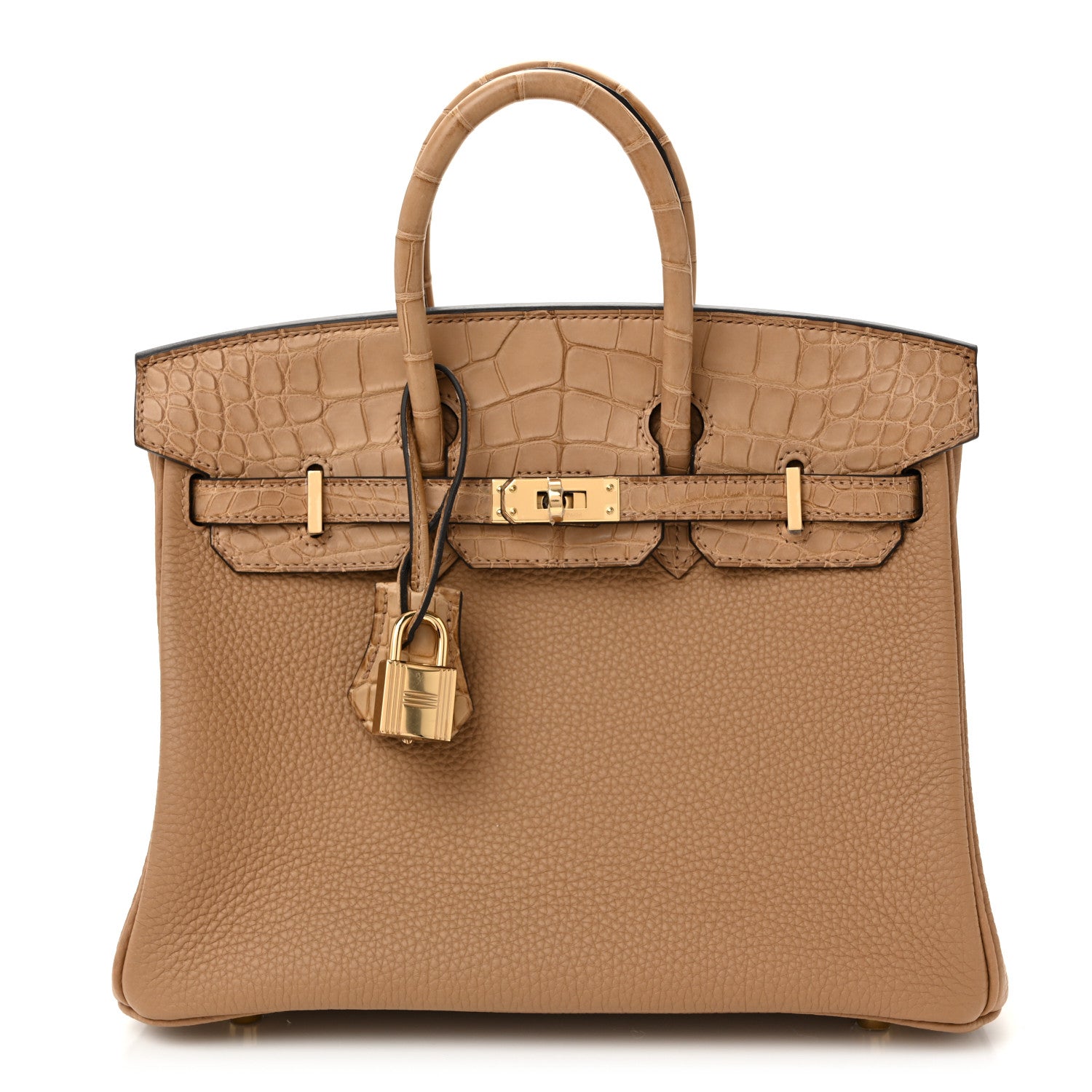 Hermes Togo Matte Alligator Birkin Touch 25 Chai 2 of 25