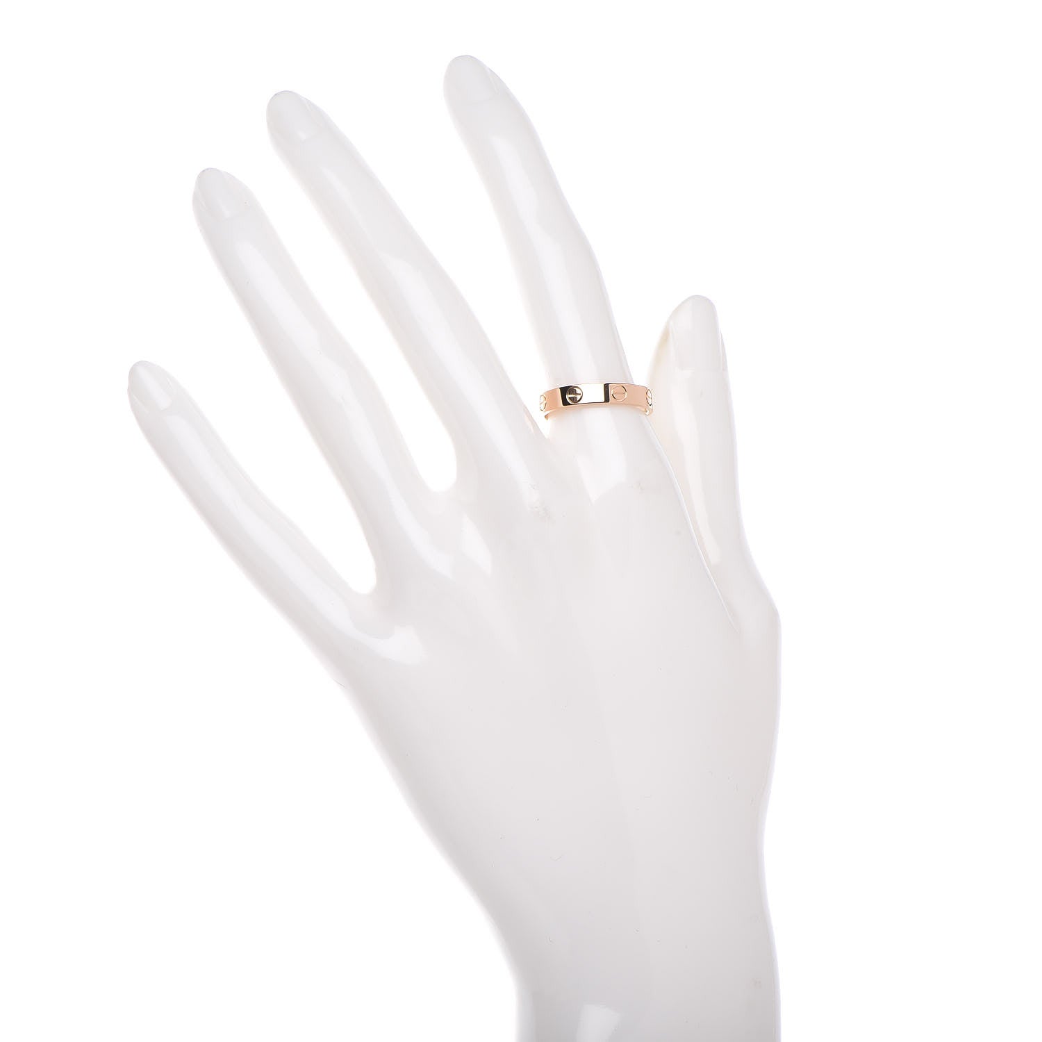 Cartier 18K Pink Gold 3.5mm LOVE Wedding Band Ring 54 6.75 2 of 6