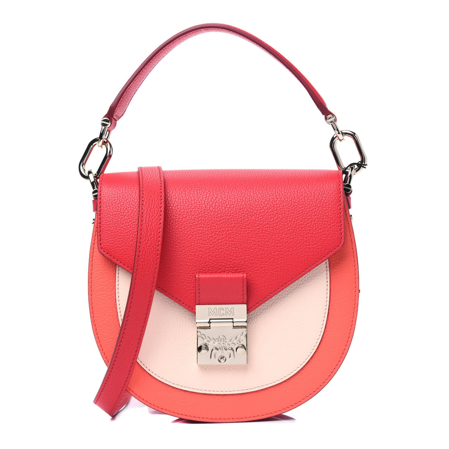 Calfskin Small Patricia Shoulder Bag Pink
