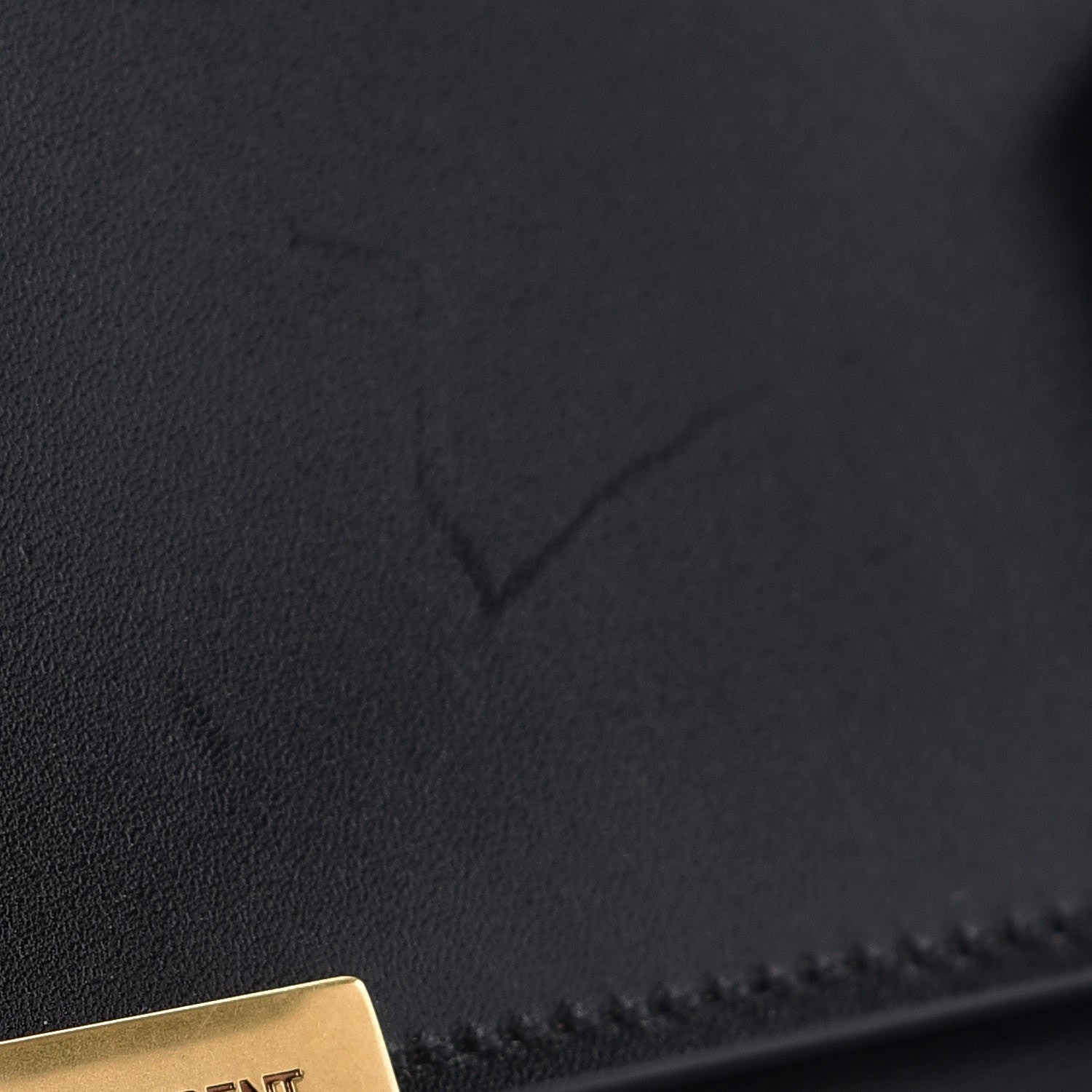 Saint Laurent Smooth Calfskin Large High School Satchel Black 8 of 11