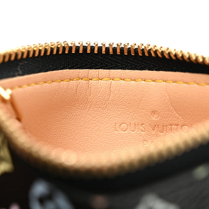 Louis Vuitton Monogram Multicolor Key Pouch Black 8 of 9
