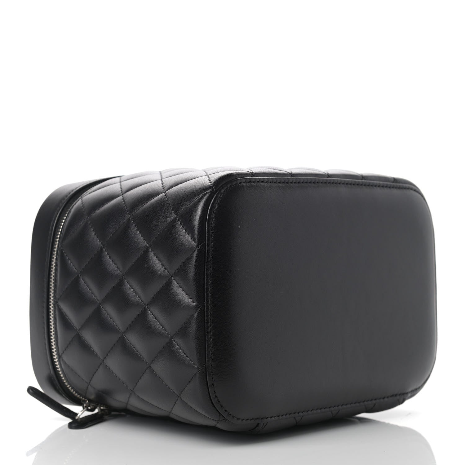 Chanel Lambskin Quilted Large Vanity Pouch Black 4 of 8