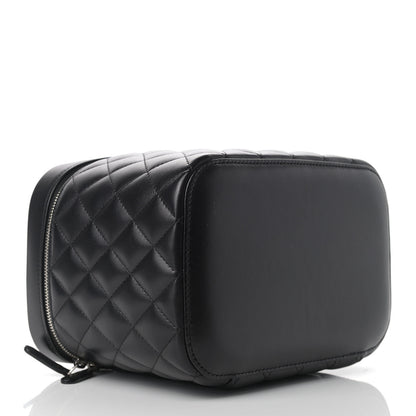 Chanel Lambskin Quilted Large Vanity Pouch Black 4 of 8