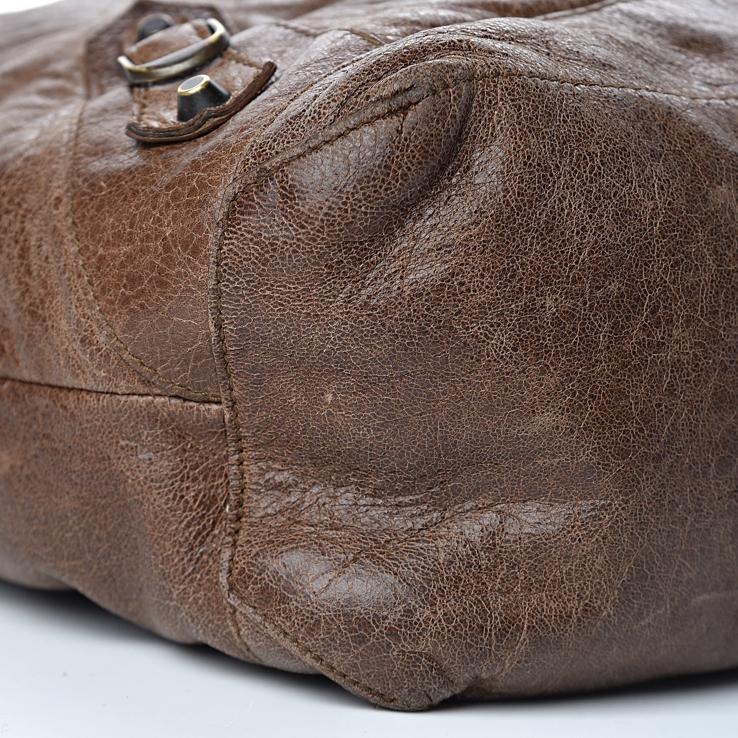 Balenciaga Agneau Classic Hardware Day Hobo Sienna 17 of 19