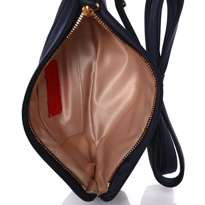 Valentino Garavani Satin Bow Clutch Blue 5 of 9