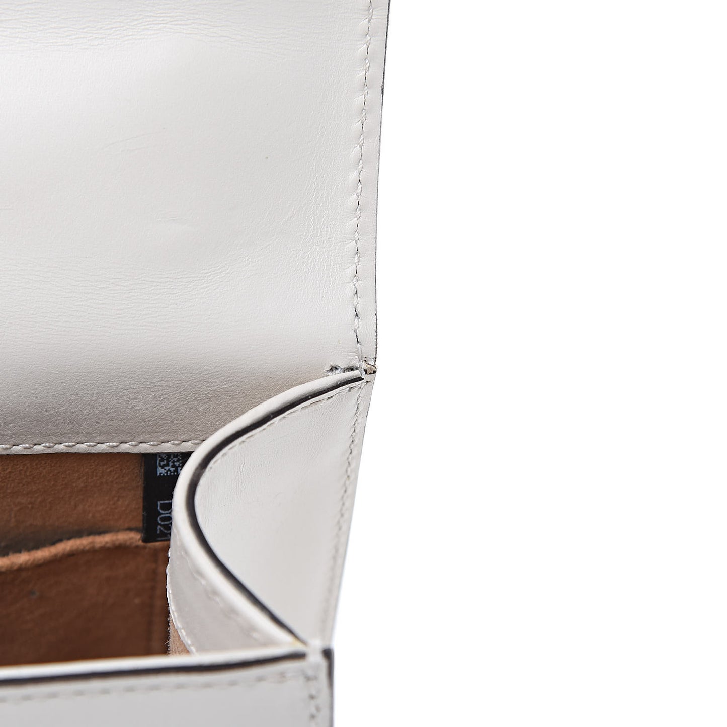 Calfskin Mini Sylvie Chain Shoulder Bag White