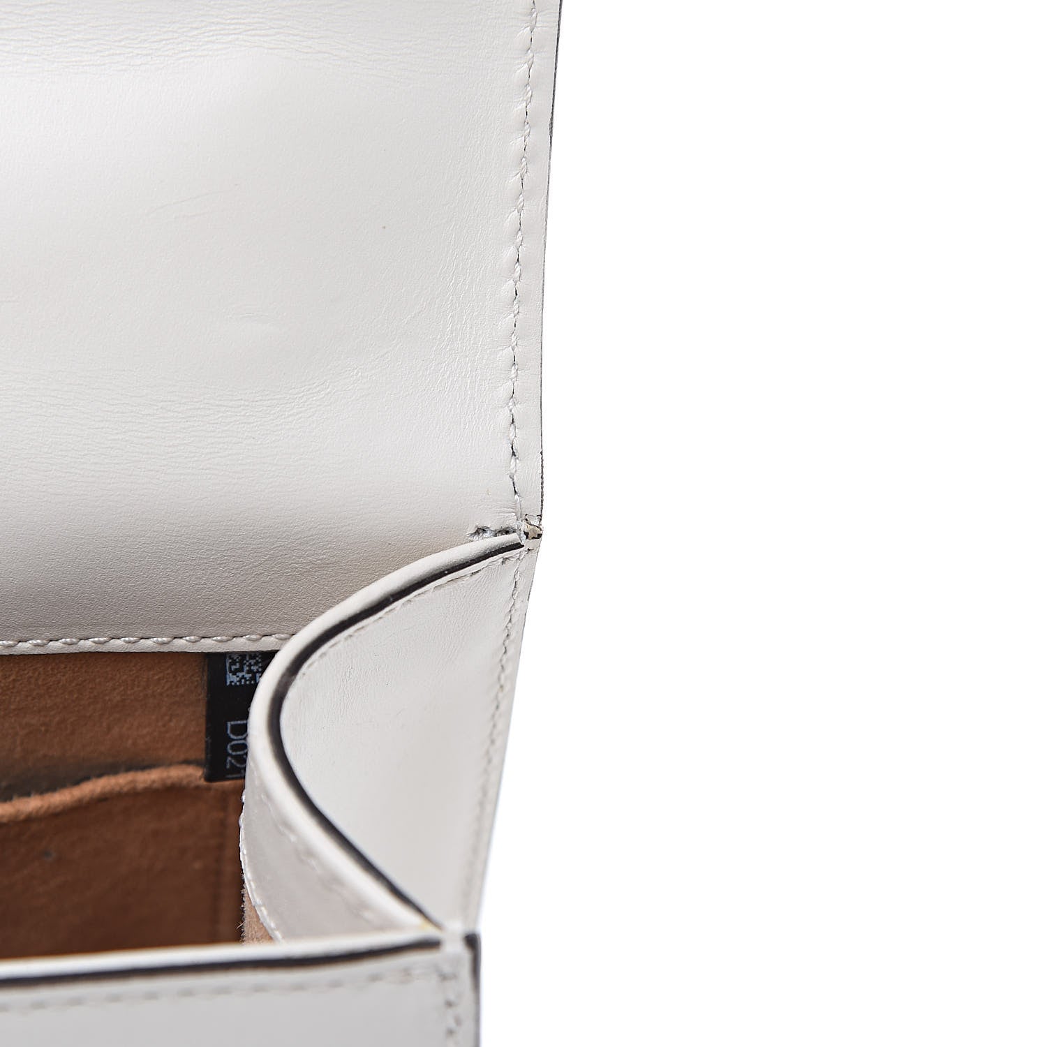 Gucci Calfskin Mini Sylvie Chain Shoulder Bag White 14 of 15