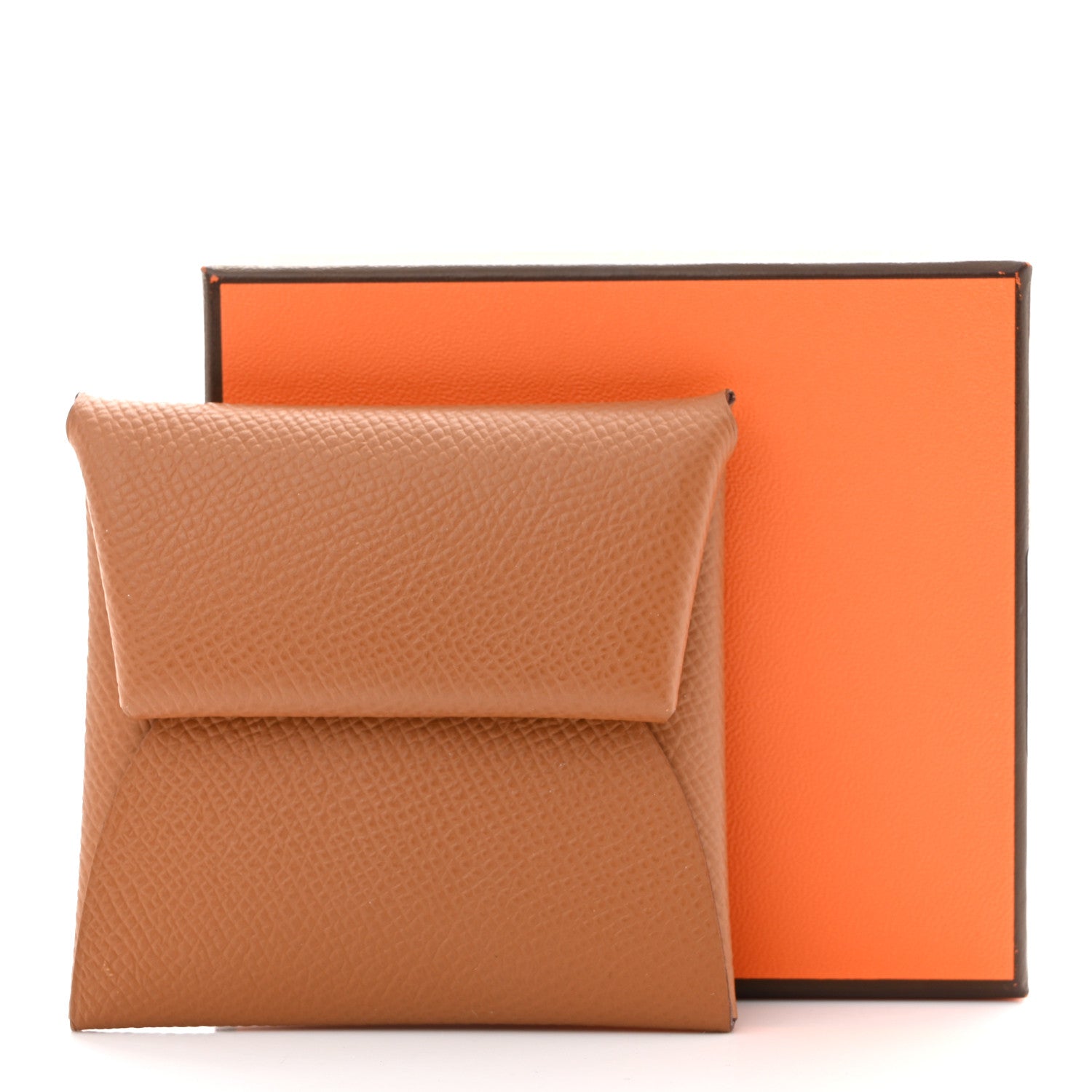 Hermes Epsom Bastia Verso Coin Purse Gold Vert Fizz 1879392