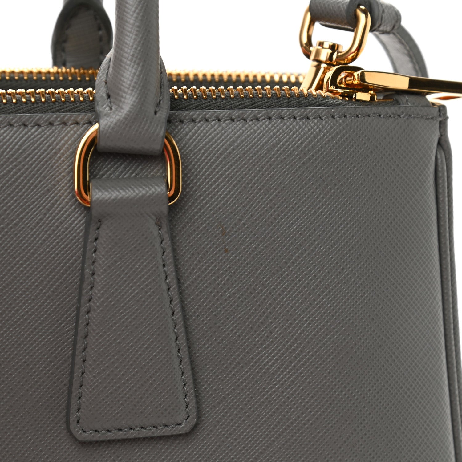 Prada Saffiano Lux Medium Galleria Double Zip Tote Ardesia 11 of 12