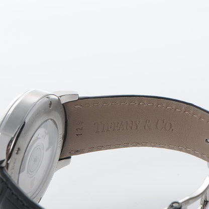 Tiffany Stainless Steel Alligator 40mm CT60 3-Hand Automatic Watch 11 of 14