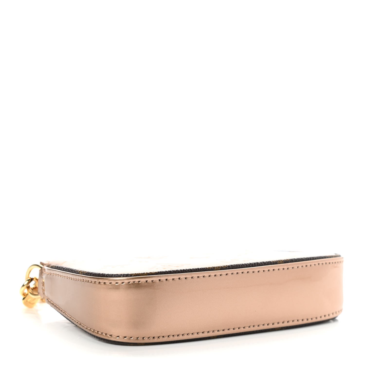 Louis Vuitton Metallic Vernis Mini Pochette Accessories Rose Gold 4 of 6