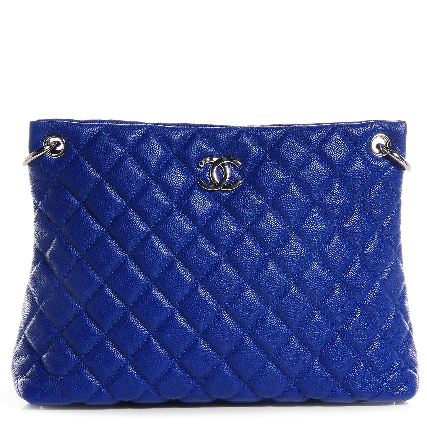 Caviar Easy Zip Tote Cobalt Blue