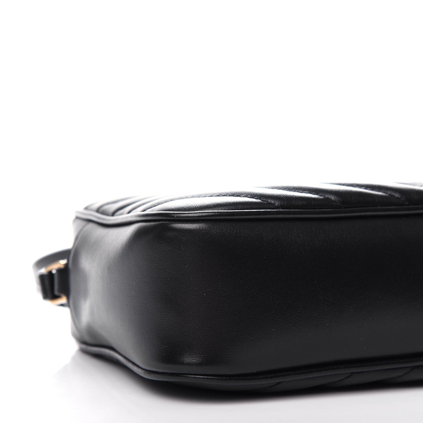 Calfskin Matelasse Monogram Lou Camera Bag Black