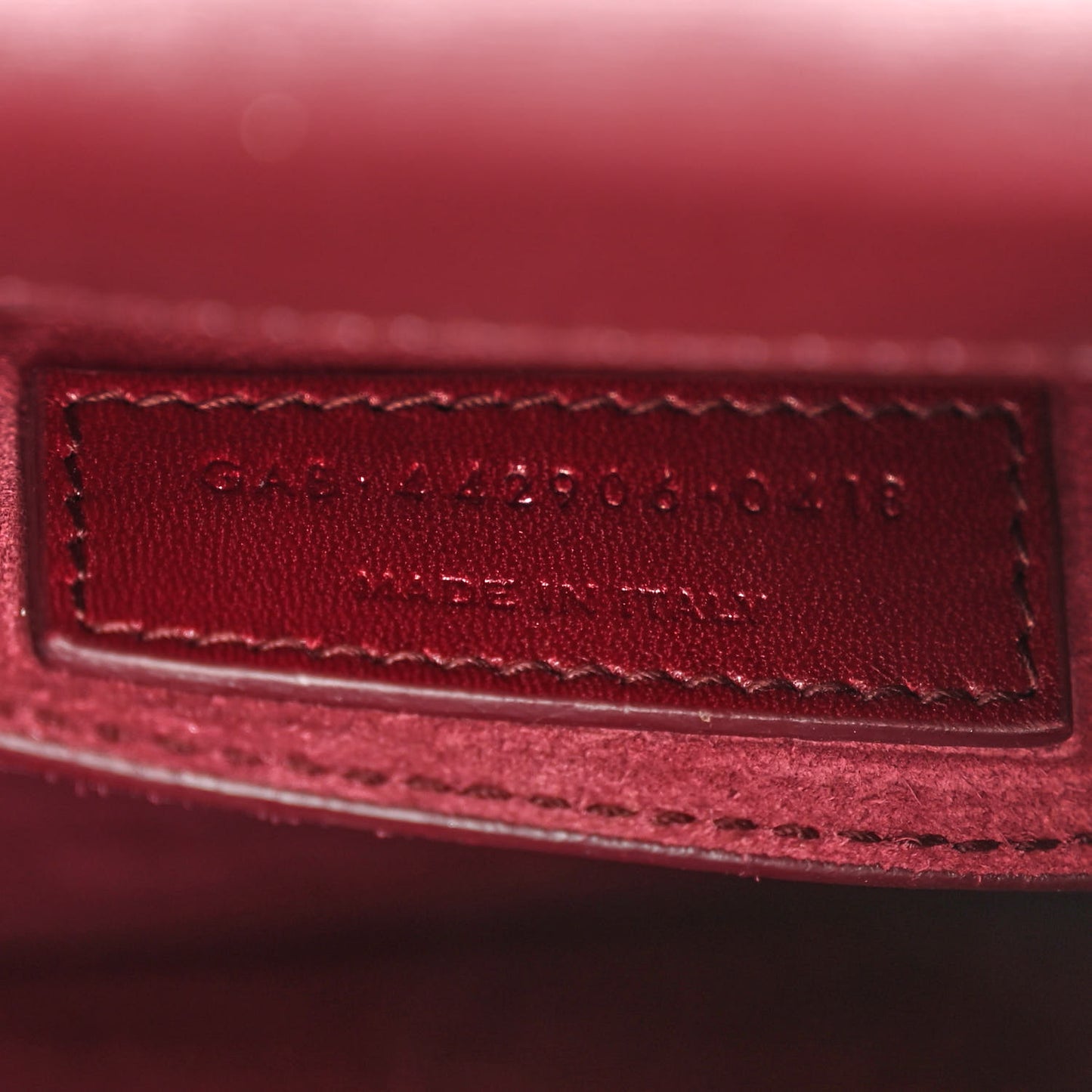 Calfskin Medium Monogram Sunset Rouge Legion