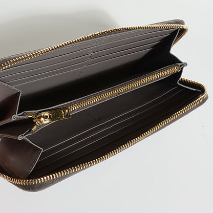 Saint Laurent Calfskin Classic Zip Around Wallet Light Grey 5 of 7
