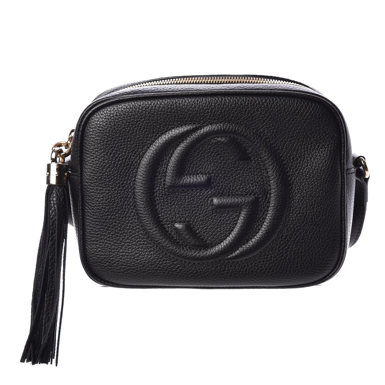 Gucci Pebbled Calfskin Small Soho Disco Bag Black 1 of 8