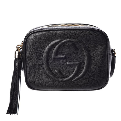 Gucci Pebbled Calfskin Small Soho Disco Bag Black 1 of 8