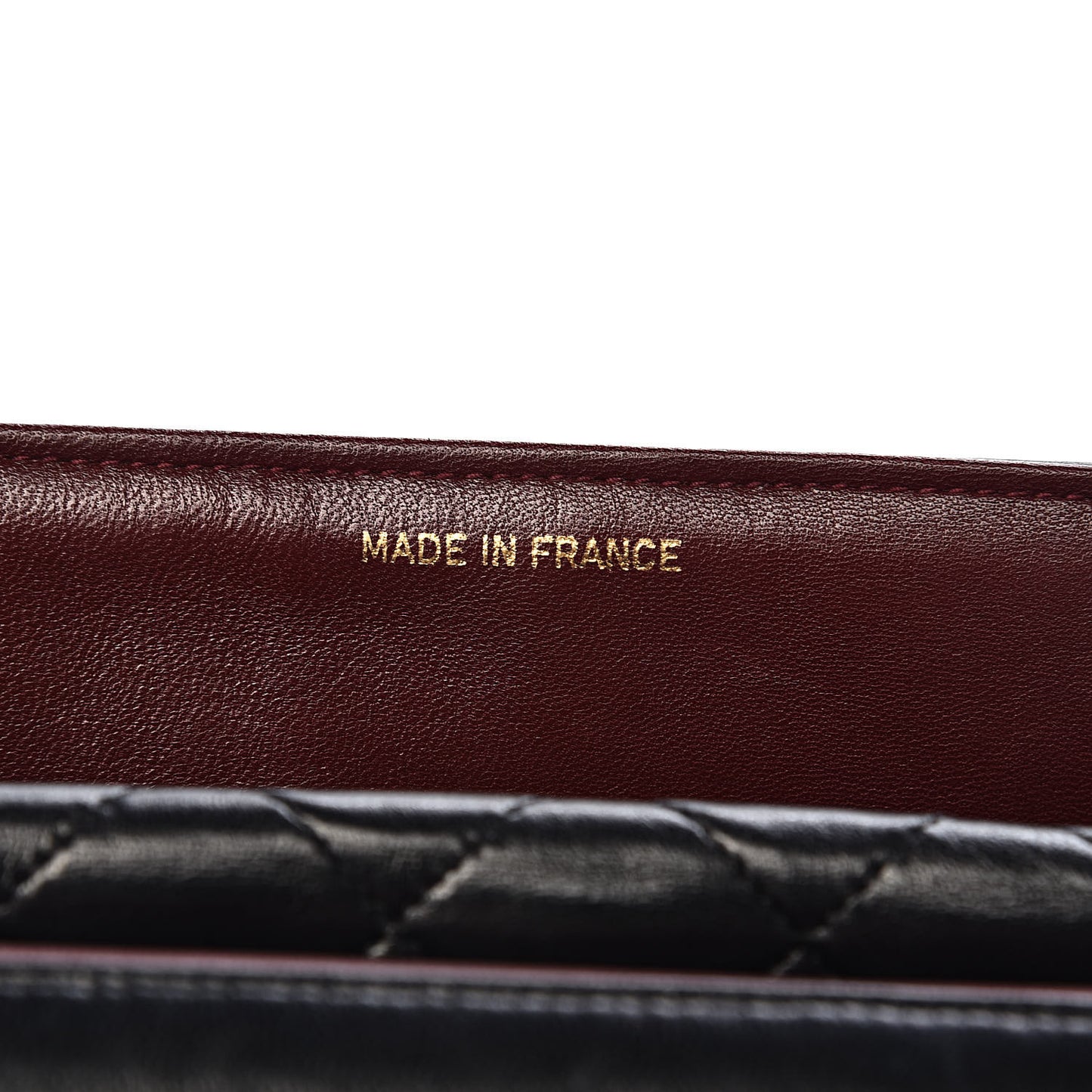 Lambskin Quilted Medium Single Flap Black