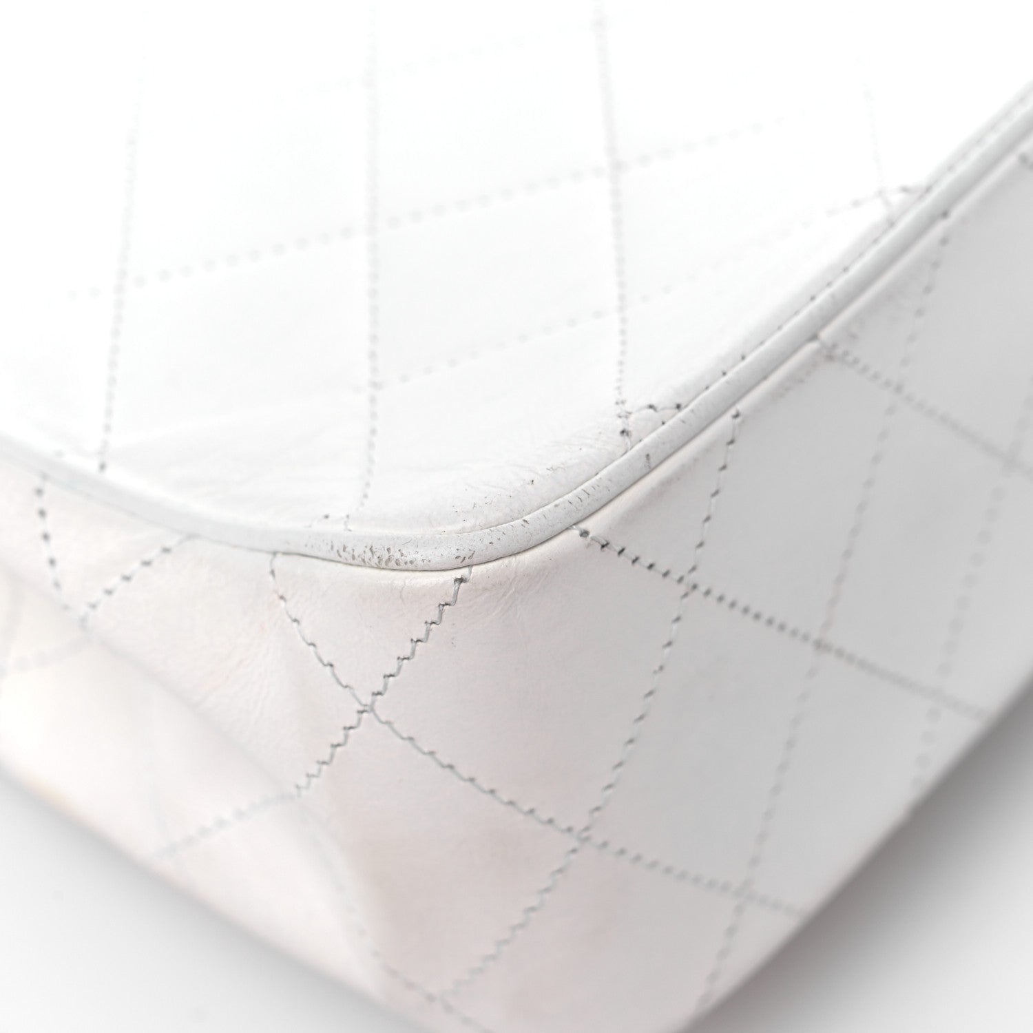 Chanel Lambskin Quilted Envelope Flap White 11 of 16