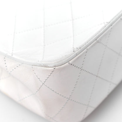 Chanel Lambskin Quilted Envelope Flap White 11 of 16