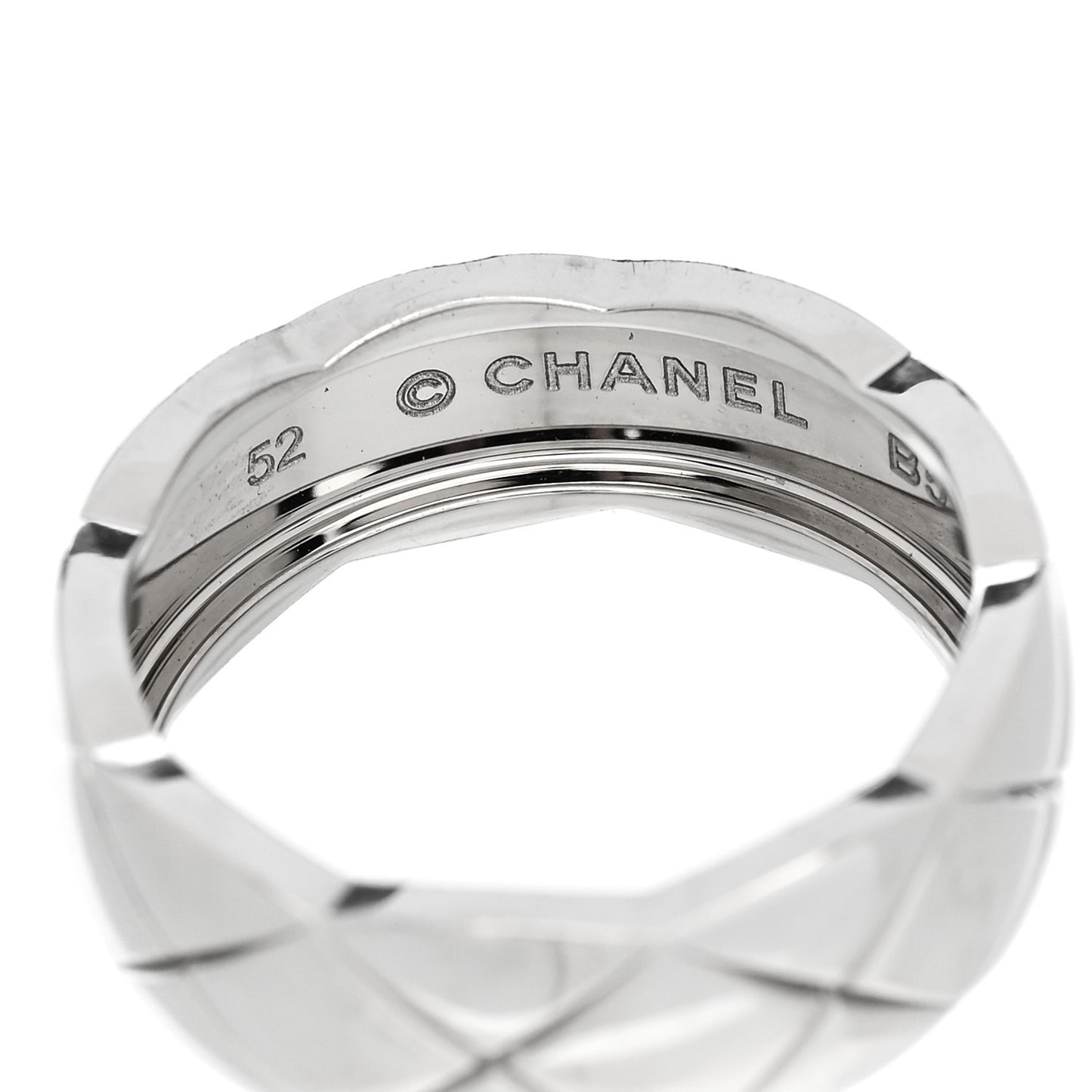 18K White Gold Small Coco Crush Ring 52 6