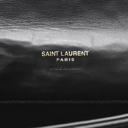 Saint Laurent Lambskin Quilted Gaby Phone Holder Crossbody Black 6 of 9