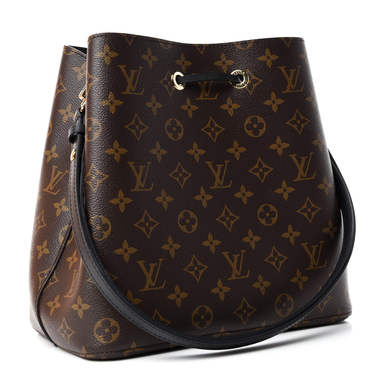 Louis Vuitton Monogram Neonoe MM Black 3 of 10