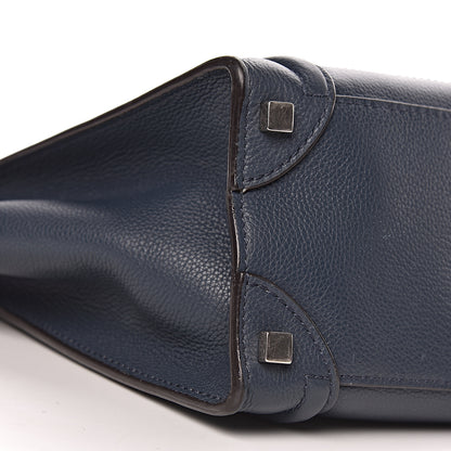 Celine Drummed Calfskin Micro Luggage Orage 19 of 20