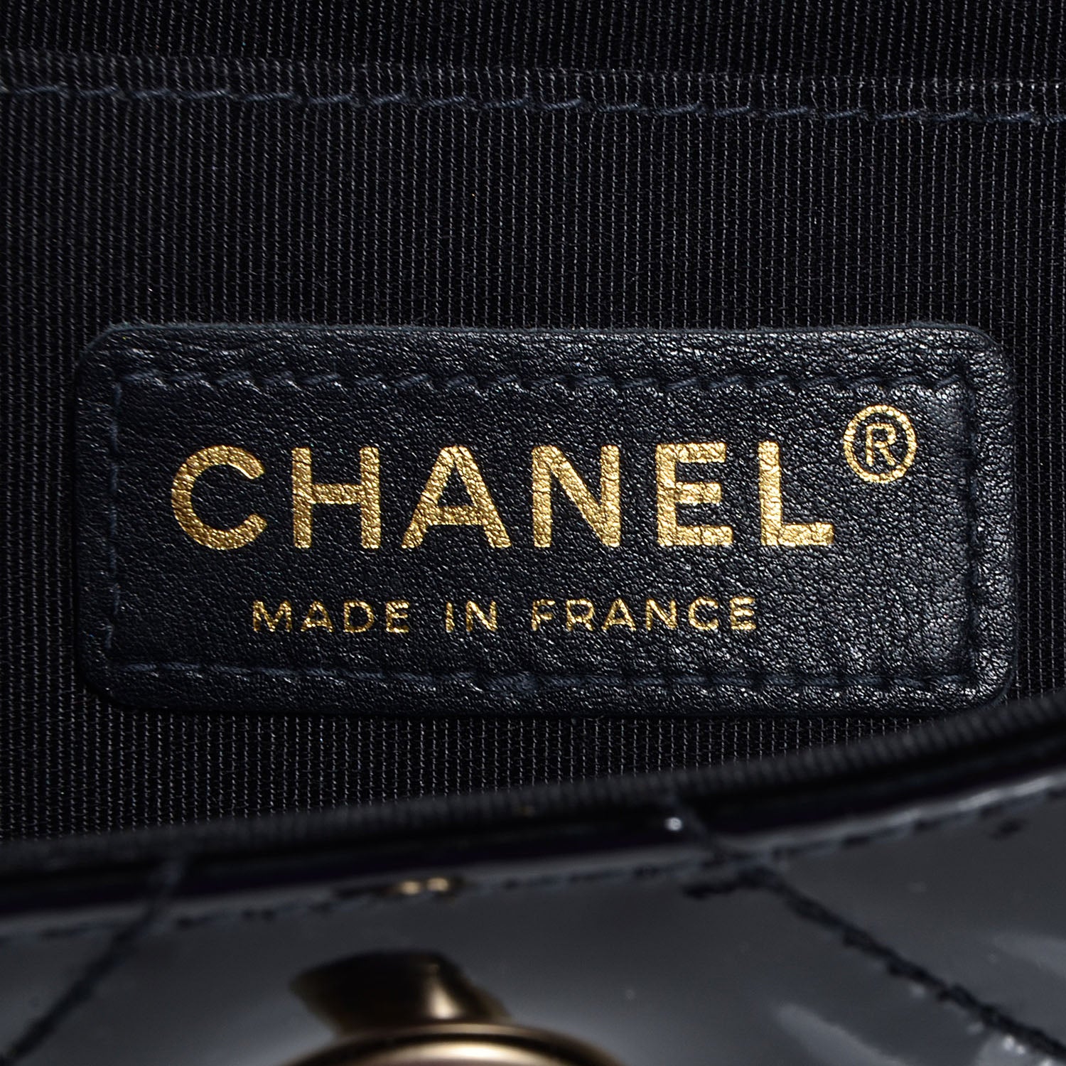 Chanel Patent Small Chevron Single Flap Black 8 of 9