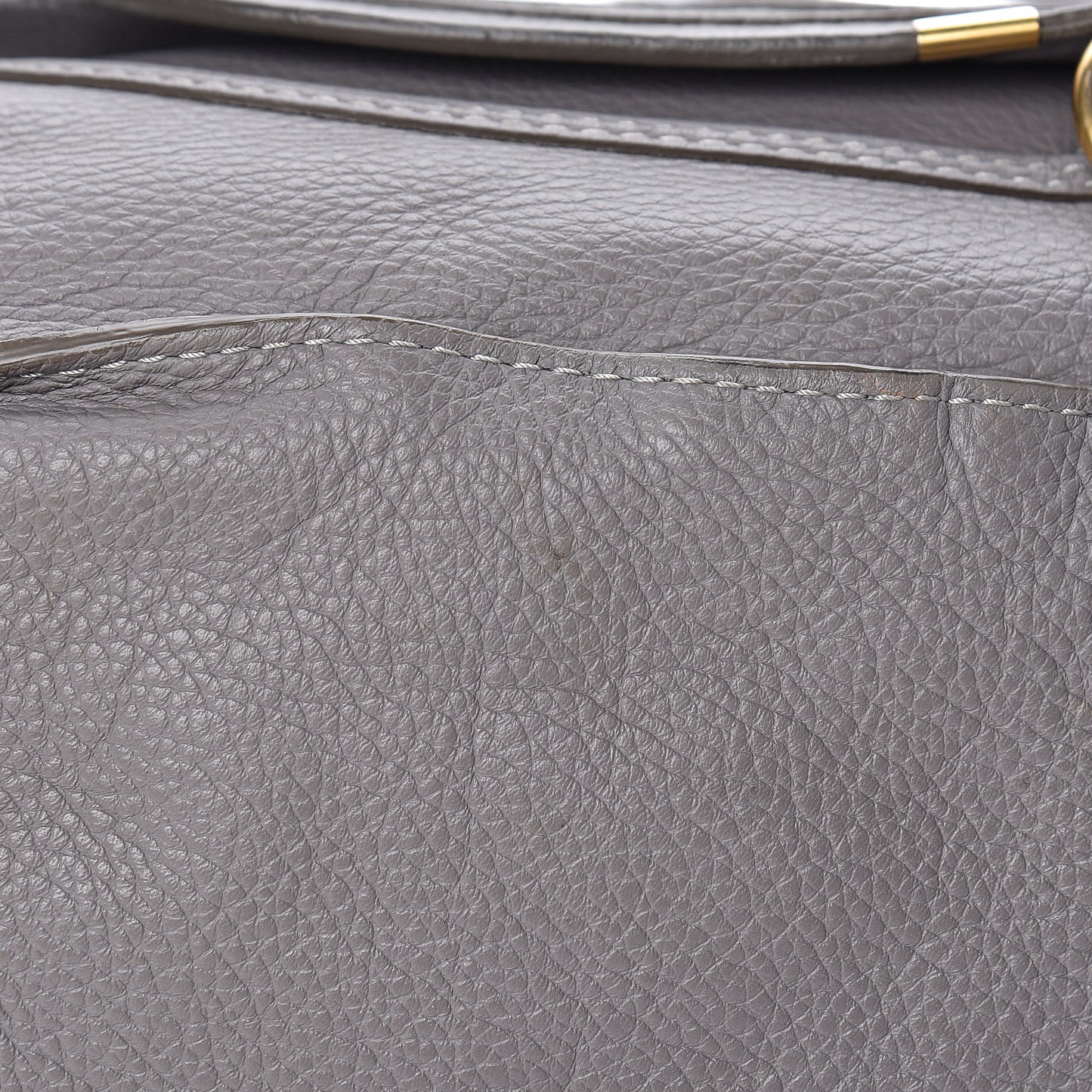 Calfskin Large Marcie Satchel Cashmere Grey