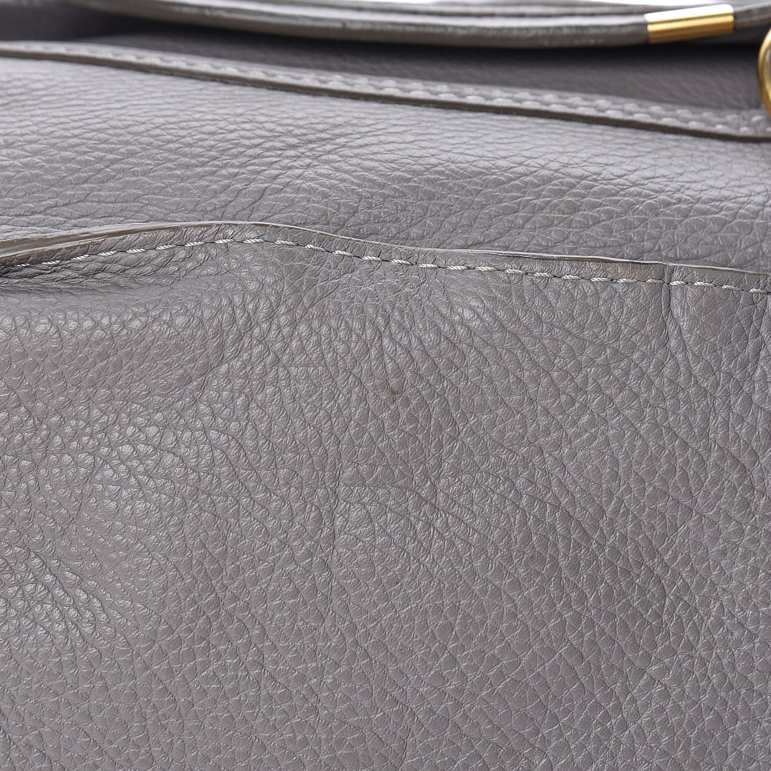 Chloe Calfskin Large Marcie Satchel Cashmere Grey 14 of 14