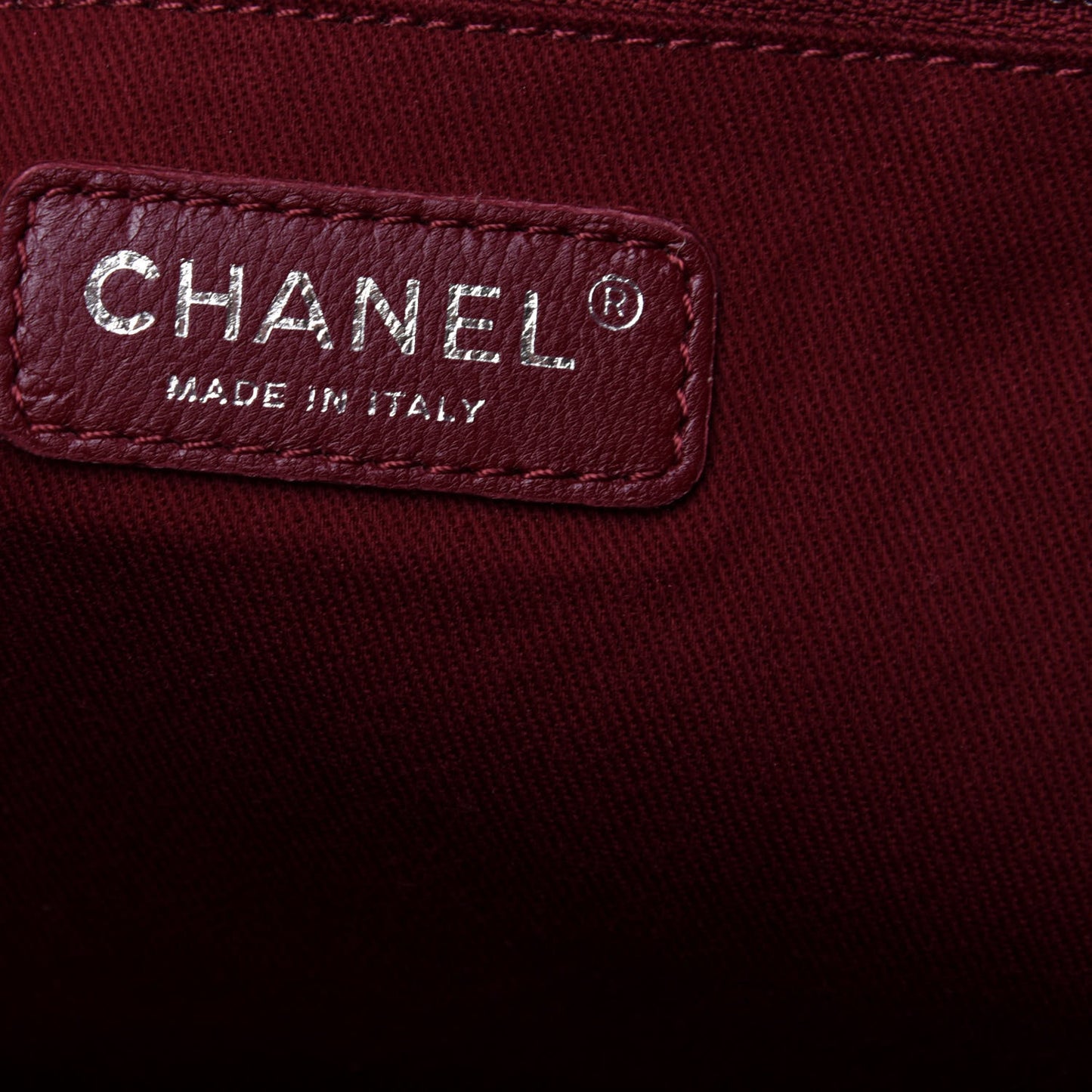 Canvas Medium Deauville Tote Red