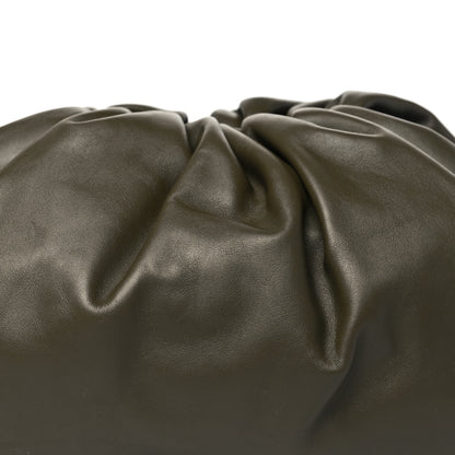 Bottega Veneta Smooth Butter Calf The Pouch Oversized Clutch Kaki Fondent 8 of 8