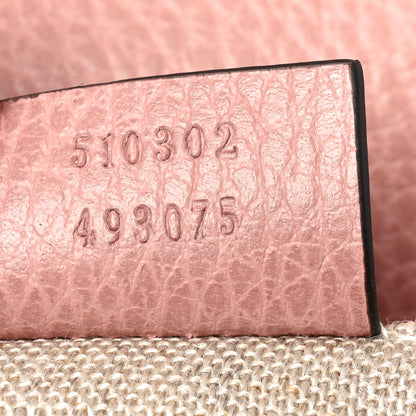 Gucci Dollar Calfskin Interlocking G Top Handle Shoulder Bag Soft Pink 7 of 11