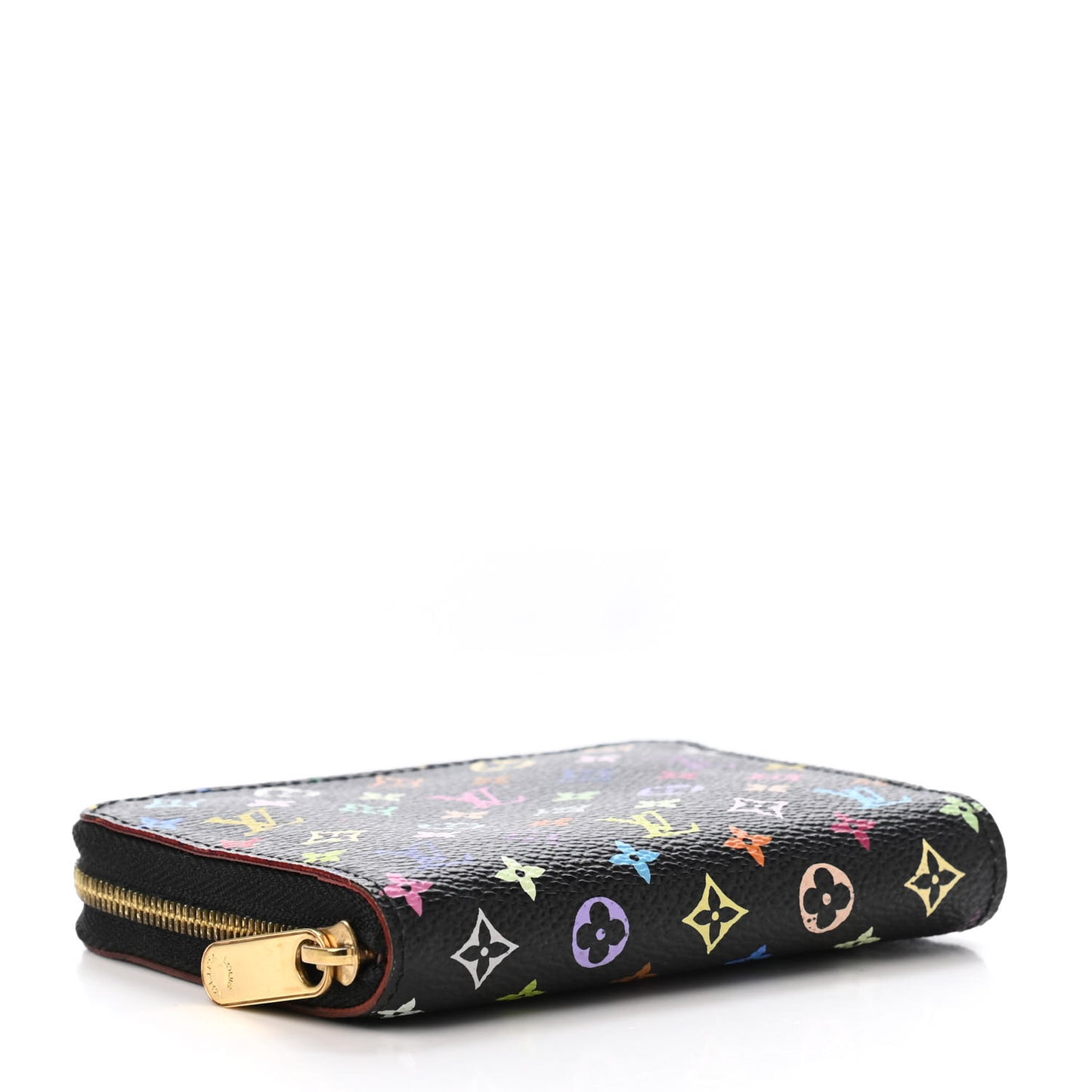 Monogram Multicolor Zippy Coin Purse Black Violet