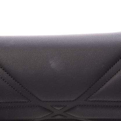 Christian Dior Ultra Matte Calfskin Small Diorama Flap Bag White Black 8 of 12