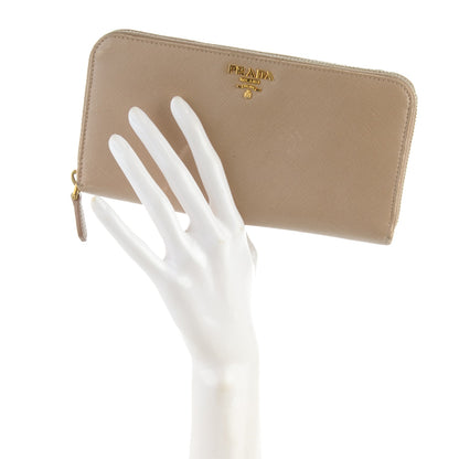 Prada Saffiano Metal Zip Around Wallet Cammeo 2 of 11