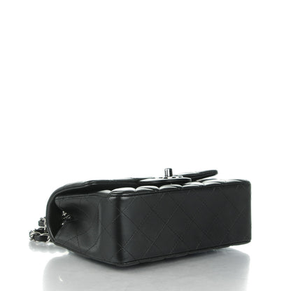 Chanel Lambskin Quilted Mini Rectangular Flap Black 4 of 8