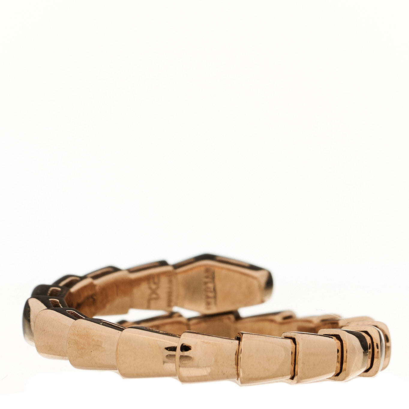 18K Rose Gold Serpenti Viper Ring 2XL