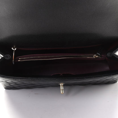 Chanel Caviar Quilted Small Coco Handle Flap Black 5 of 5