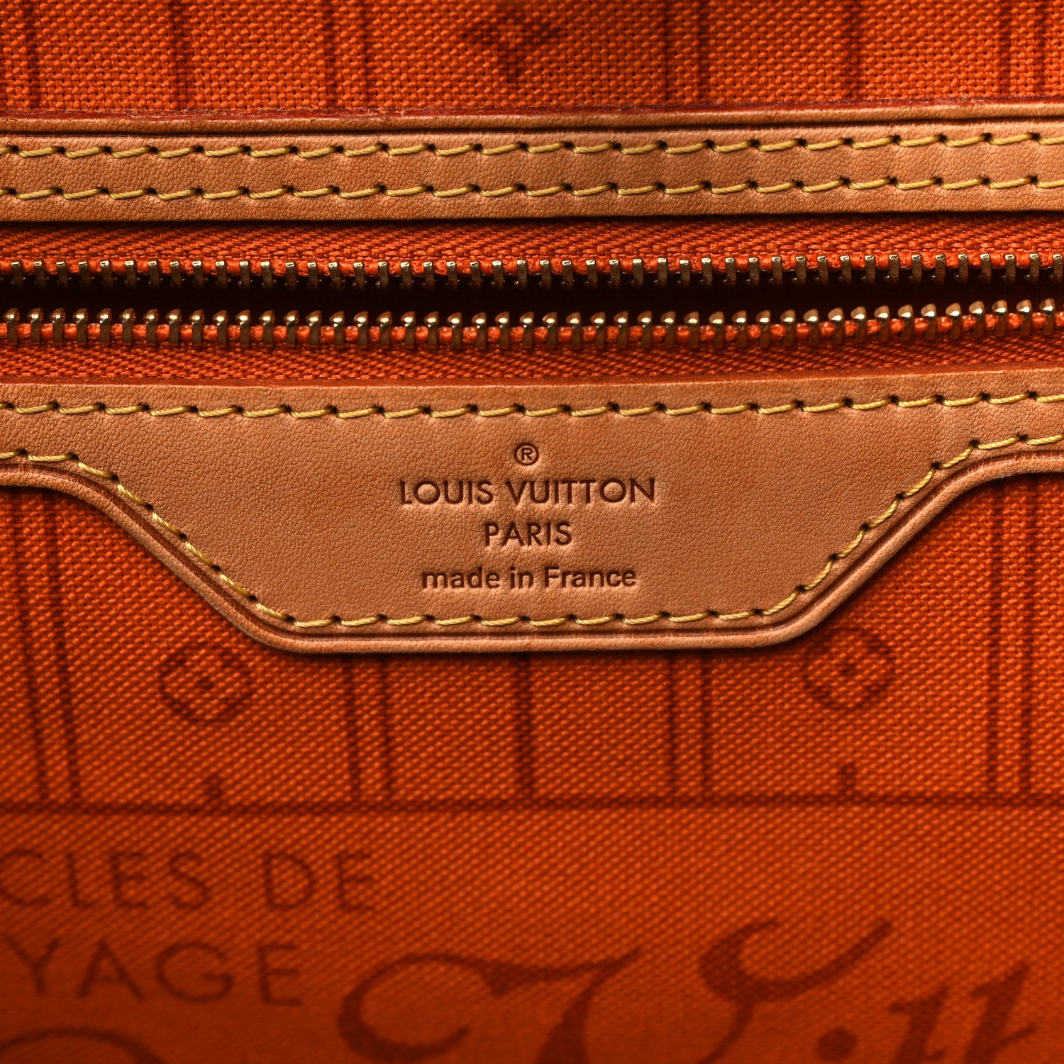 Louis Vuitton Monogram My LV Heritage Neverfull MM Orange Ivory 5 of 10